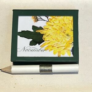 Vintage Avon Floral Monthly Keepsake Magnet